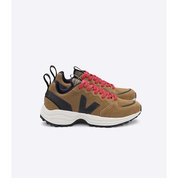 Veja VENTURI BASTILLE SUEDE Men's Running Shoes Brown | NZ 177KOR